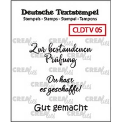 Crealies Clear Stamps deutsch - Prüfung
